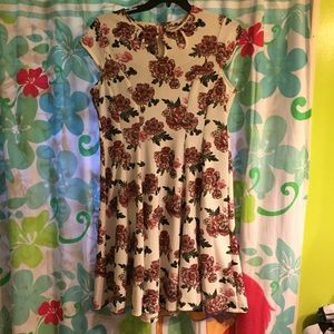 Flower Skater Dress